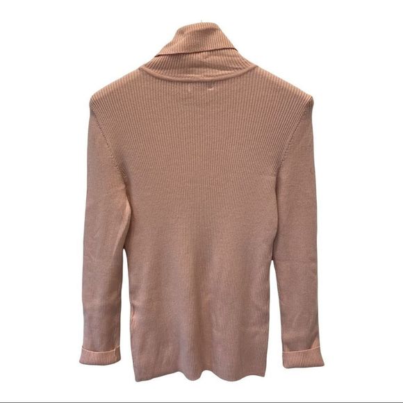 Style & co pink mauve long sleeve turtleneck sweater size large NWT - Picture 6 of 6
